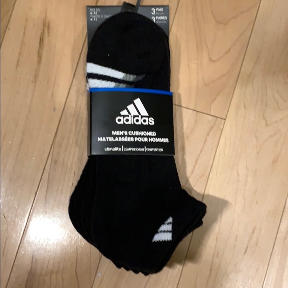 Adidas Men’s Cushioned Climalite 3 Pairs Socks